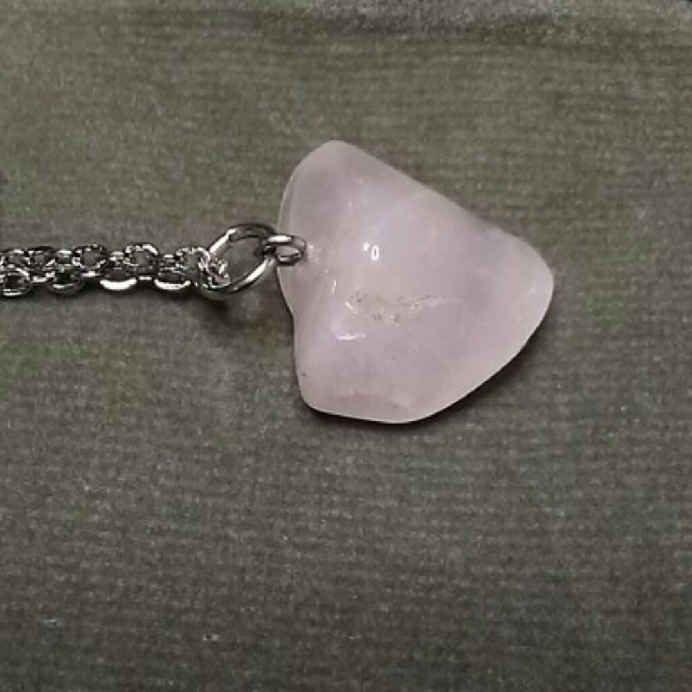 5/$25 Rose Quartz Necklace - Picture 3 of 7